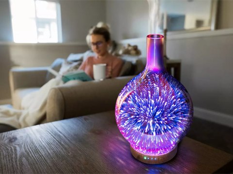 Nawilżacz powietrza aromaterapia dyfuzor zapachowy lampka nocna rgb 3d Nawilżacz powietrza aromaterapia dyfuzor zapachowy lampka nocna rgb 3d