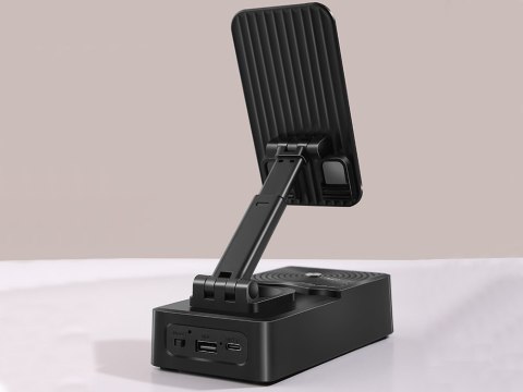 Podstawka pod telefon z głośnikiem bluetooth uchywt na tablet na biurko Podstawka pod telefon z głośnikiem bluetooth uchywt na tablet na biurko