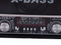 Radio kuchenne przenośne sieciowe na baterie fm/am/sw usb aux tf mp3 retro