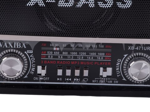 Radio kuchenne przenośne sieciowe na baterie fm/am/sw usb aux tf mp3 retro Radio kuchenne przenośne sieciowe na baterie fm/am/sw usb aux tf mp3 retro