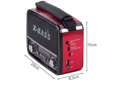 Radio kuchenne przenośne sieciowe na baterie fm/am/sw usb aux tf mp3 retro Radio kuchenne przenośne sieciowe na baterie fm/am/sw usb aux tf mp3 retro