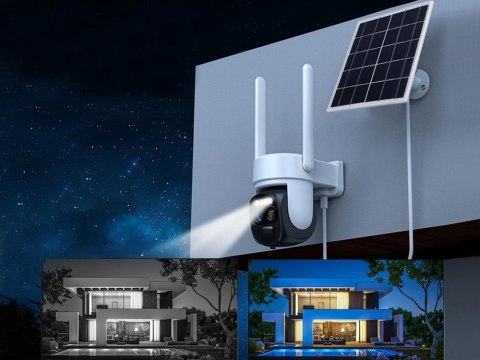 Kamera solarna wifi ip zewnętrzna obrotowa wifi zoom detektor ruchu ip66 Kamera solarna wifi ip zewnętrzna obrotowa wifi zoom detektor ruchu ip66