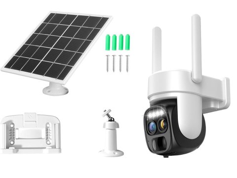 Kamera solarna wifi ip zewnętrzna obrotowa wifi zoom detektor ruchu ip66 Kamera solarna wifi ip zewnętrzna obrotowa wifi zoom detektor ruchu ip66