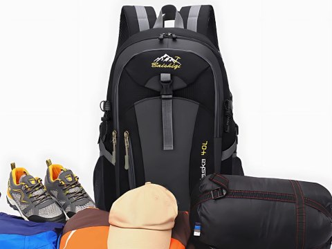 Plecak 40l czarny podróżny turystyczny trekkingowy mocny w góry wytrzymały Plecak 40l czarny podróżny turystyczny trekkingowy mocny w góry wytrzymały