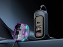 Transmiter bluetooth samochodowy fm 3x usb typ c adapter ładowarka