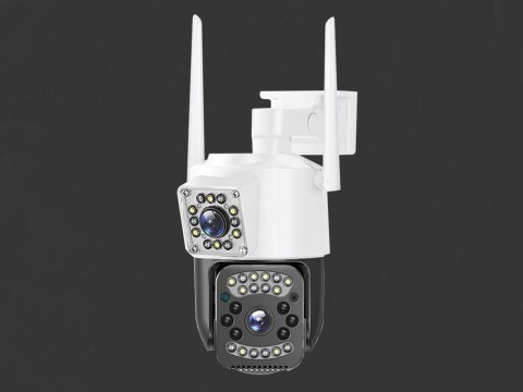 Kamera z dwoma obiektywami wifi zewnętrzna obrotowa wifi detektor ruchu ip Kamera z dwoma obiektywami wifi zewnętrzna obrotowa wifi detektor ruchu ip