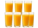 Komplet 6 szt szklanki do napojów zimnych proste wysokie do drinków 340 ml