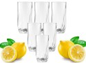 Komplet 6 szt szklanki do napojów zimnych proste wysokie do drinków 340 ml