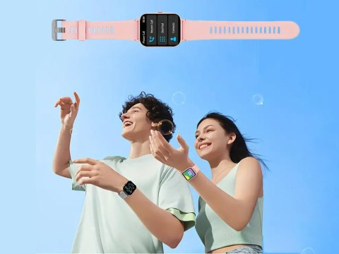 Smartwatch zegarek damski męski gumowy pasek sport bluetooth rozmowy czarny Smartwatch zegarek damski męski gumowy pasek sport bluetooth rozmowy czarny