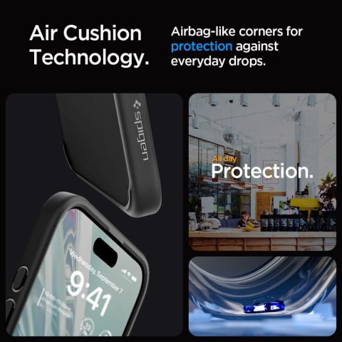 ETUI ULTRA HYBRID NA IPHONE 15 PRO PRZEZROCZYSTO-CZARNE ETUI ULTRA HYBRID NA IPHONE 15 PRO PRZEZROCZYSTO-CZARNE