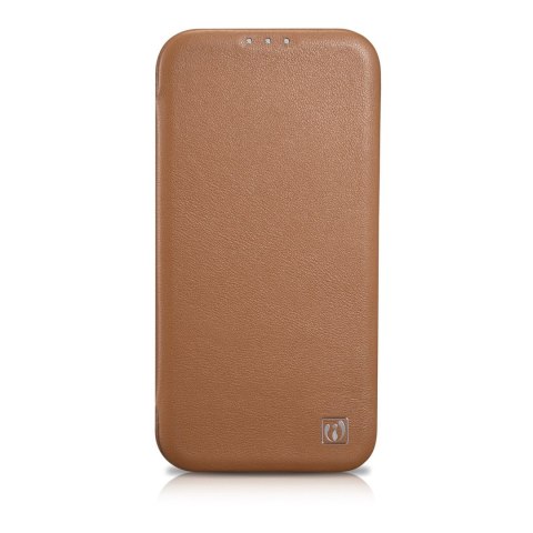 SKÓRZANE ETUI IPHONE 14 PRO MAX Z KLAPKĄ MAGNETYCZNE MAGSAFE CE PREMIUM LEATHER JASNY BRĄZ SKÓRZANE ETUI IPHONE 14 PRO MAX Z KLAPKĄ MAGNETYCZNE MAGSAFE CE PREMIUM LEATHER JASNY BRĄZ