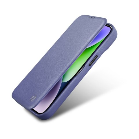 SKÓRZANE ETUI IPHONE 14 PRO Z KLAPKĄ MAGNETYCZNE MAGSAFE CE PREMIUM LEATHER JASNO FIOLETOWY SKÓRZANE ETUI IPHONE 14 PRO Z KLAPKĄ MAGNETYCZNE MAGSAFE CE PREMIUM LEATHER JASNO FIOLETOWY
