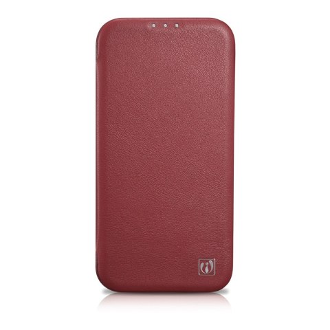 SKÓRZANE ETUI IPHONE 14 Z KLAPKĄ MAGNETYCZNE MAGSAFE CE PREMIUM LEATHER BORDOWY SKÓRZANE ETUI IPHONE 14 Z KLAPKĄ MAGNETYCZNE MAGSAFE CE PREMIUM LEATHER BORDOWY
