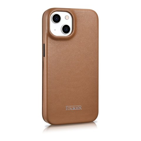 SKÓRZANE ETUI IPHONE 14 Z KLAPKĄ MAGNETYCZNE MAGSAFE CE PREMIUM LEATHER JASNY BRĄZ SKÓRZANE ETUI IPHONE 14 Z KLAPKĄ MAGNETYCZNE MAGSAFE CE PREMIUM LEATHER JASNY BRĄZ