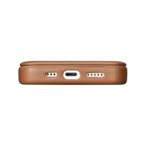 SKÓRZANE ETUI IPHONE 14 Z KLAPKĄ MAGNETYCZNE MAGSAFE CE PREMIUM LEATHER JASNY BRĄZ SKÓRZANE ETUI IPHONE 14 Z KLAPKĄ MAGNETYCZNE MAGSAFE CE PREMIUM LEATHER JASNY BRĄZ