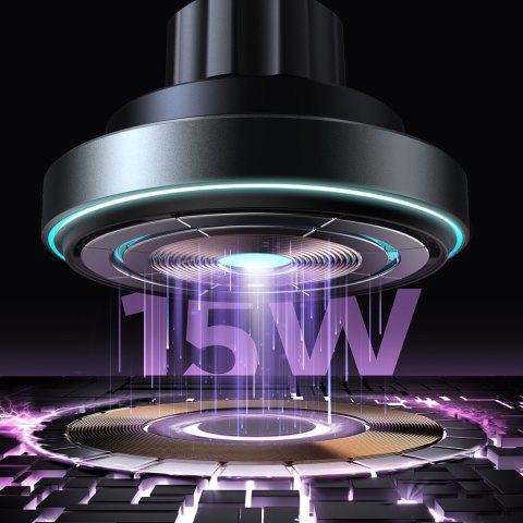 MAGNETYCZNY UCHWYT SAMOCHODOWY ŁADOWARKA 15W NA KRATKĘ WENTYLACYJNĄ CZARNA MAGNETYCZNY UCHWYT SAMOCHODOWY ŁADOWARKA 15W NA KRATKĘ WENTYLACYJNĄ CZARNA