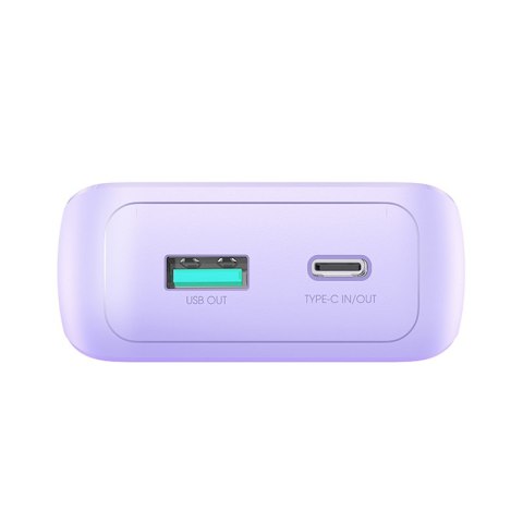 POWERBANK 30W 10000MAH Z WBUDOWANYMI KABLAMI IPHONE LIGHTNING I USB-C FIOLETOWY POWERBANK 30W 10000MAH Z WBUDOWANYMI KABLAMI IPHONE LIGHTNING I USB-C FIOLETOWY