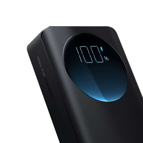 POWERBANK Z LATARKĄ 30W 20000MAH + KABEL USB-A - USB-C 25CM CZARNY POWERBANK Z LATARKĄ 30W 20000MAH + KABEL USB-A - USB-C 25CM CZARNY
