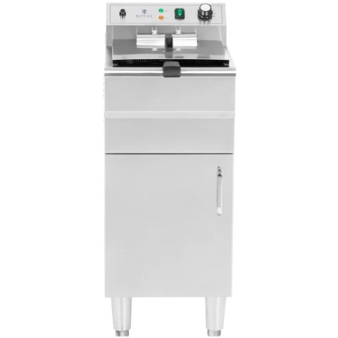 FRYTOWNICA ELEKTRYCZNA WOLNOSTOJĄCA Z SZAFKĄ 400 V 5000 W 13 L FRYTOWNICA ELEKTRYCZNA WOLNOSTOJĄCA Z SZAFKĄ 400 V 5000 W 13 L