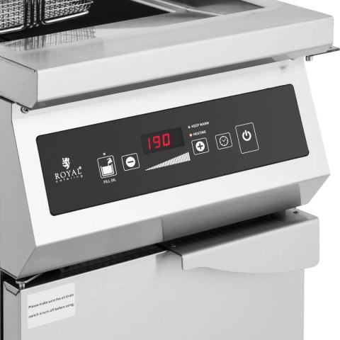 FRYTOWNICA INDUKCYJNA WOLNOSTOJĄCA Z SZAFKĄ 30 L 60-190 C 380 V 10000 W FRYTOWNICA INDUKCYJNA WOLNOSTOJĄCA Z SZAFKĄ 30 L 60-190 C 380 V 10000 W