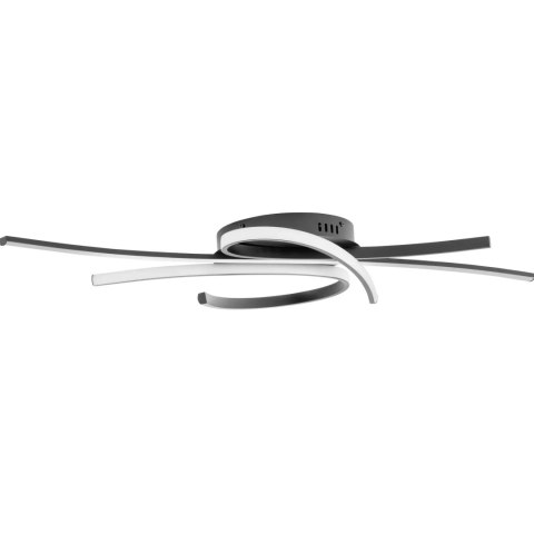 LAMPA SUFITOWA NOWOCZESNA LED Z PILOTEM - PRZEPLATAJĄCE LINIE LAMPA SUFITOWA NOWOCZESNA LED Z PILOTEM - PRZEPLATAJĄCE LINIE