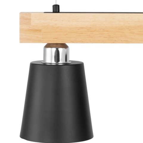 LAMPA SUFITOWA WISZĄCA 3 PUNKTOWA E27 - DREWNIANA BELKA LAMPA SUFITOWA WISZĄCA 3 PUNKTOWA E27 - DREWNIANA BELKA