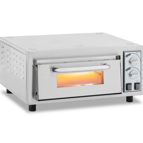 PROFESJONALNY PIEC DO PIZZY JEDNOKOMOROWY NA 1 PIZZĘ ŚR. 35 CM 2200 W PROFESJONALNY PIEC DO PIZZY JEDNOKOMOROWY NA 1 PIZZĘ ŚR. 35 CM 2200 W