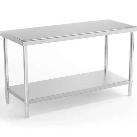 STÓŁ BLAT ROBOCZY CENTRALNY STALOWY Z PÓŁKĄ 150 X 60 CM DO 230 KG STÓŁ BLAT ROBOCZY CENTRALNY STALOWY Z PÓŁKĄ 150 X 60 CM DO 230 KG
