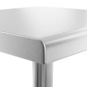 STÓŁ BLAT ROBOCZY CENTRALNY STALOWY Z PÓŁKĄ 150 X 60 CM DO 230 KG