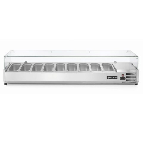 NADSTAWA Z WITRYNĄ CHŁODNICZĄ 9 X GN 1/3 SZER. 200CM - HENDI 232996 NADSTAWA Z WITRYNĄ CHŁODNICZĄ 9 X GN 1/3 SZER. 200CM - HENDI 232996