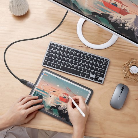 ADAPTER PRZEJŚCIÓWKA OBRAZU VIDEO USB-C NA HDMI 4K SZARY ADAPTER PRZEJŚCIÓWKA OBRAZU VIDEO USB-C NA HDMI 4K SZARY
