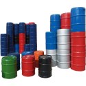 BECZKA STALOWA METALOWA TH 60L KORKI 2 I 3/4 - GRANATOWA