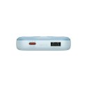 POWERBANK Z WYŚWIETLACZEM 10000MAH 22.5W COMET SERIES + KABEL USB-A - USB-C 0.3M NIEBIESKI