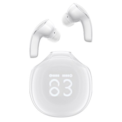 SŁUCHAWKI BEZPRZEWODOWE T9 BLUETOOTH 5.3 DOUSZNE USB-C BIAŁE SŁUCHAWKI BEZPRZEWODOWE T9 BLUETOOTH 5.3 DOUSZNE USB-C BIAŁE