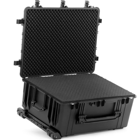 WALIZKA TRANSPORTOWA OCHRONNA NA KÓŁKACH Z WYSUWANĄ RĄCZKĄ 79 X 59.5 X 36.5 CM 123 L WALIZKA TRANSPORTOWA OCHRONNA NA KÓŁKACH Z WYSUWANĄ RĄCZKĄ 79 X 59.5 X 36.5 CM 123 L