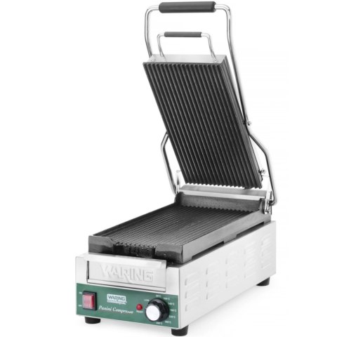 GRILL KONTAKTOWY RYFLOWANY PANINI COMPRESSO SLIMLINE 140 - 300 C 1800 W GRILL KONTAKTOWY RYFLOWANY PANINI COMPRESSO SLIMLINE 140 - 300 C 1800 W