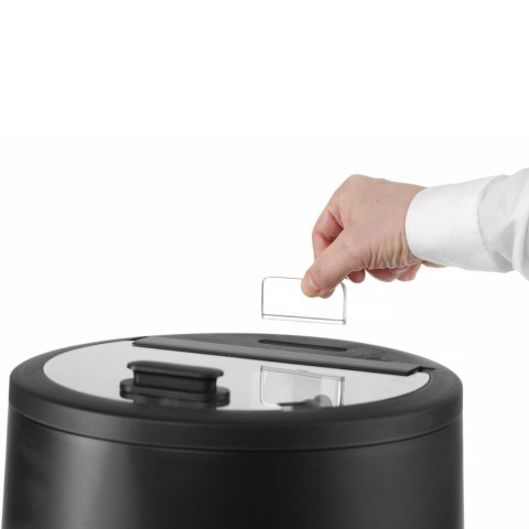 KOCIOŁEK TERMOS ELEKTRYCZNY DO ZUPY 35-85 C 8 L 500 W - CZARNY KOCIOŁEK TERMOS ELEKTRYCZNY DO ZUPY 35-85 C 8 L 500 W - CZARNY