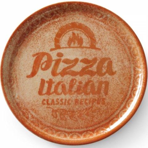 TALERZ DO PIZZY Z PORCELANY RECIPE COLLECTION BRICK RED ŚR. 33 CM - ZESTAW 6 SZT. TALERZ DO PIZZY Z PORCELANY RECIPE COLLECTION BRICK RED ŚR. 33 CM - ZESTAW 6 SZT.