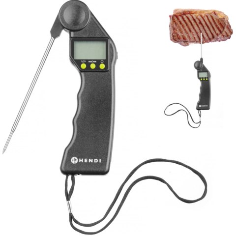 TERMOMETR GASTRONOMICZNY CYFROWY Z SONDĄ -50-300C TERMOMETR GASTRONOMICZNY CYFROWY Z SONDĄ -50-300C