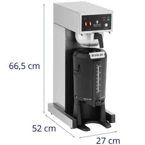 EKSPRES DO KAWY PRZELEWOWY Z POJEMNIKIEM TERMICZNYM Z KRANEM 2.5 L 1900 W EKSPRES DO KAWY PRZELEWOWY Z POJEMNIKIEM TERMICZNYM Z KRANEM 2.5 L 1900 W