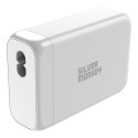 ŁADOWARKA SIECIOWA GAN 130W Z KABLEM ZASILAJĄCYM 3XUSB-C PD USB-A QC 3.0 BIAŁA