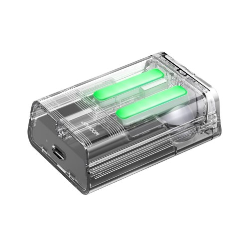 SŁUCHAWKI BEZPRZEWODOWE TWS ICELENS SERIES ZE ŚWIATŁAMI LED CZARNE SŁUCHAWKI BEZPRZEWODOWE TWS ICELENS SERIES ZE ŚWIATŁAMI LED CZARNE