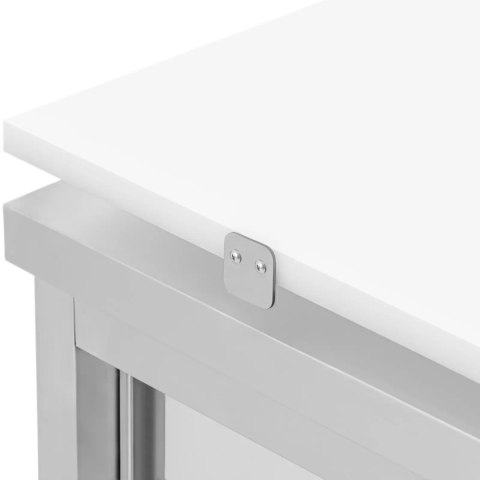 SZAFKA GASTRONOMICZNA WOLNOSTOJĄCA Z DESKĄ DO KROJENIA STAL 180 X 60 CM SZAFKA GASTRONOMICZNA WOLNOSTOJĄCA Z DESKĄ DO KROJENIA STAL 180 X 60 CM