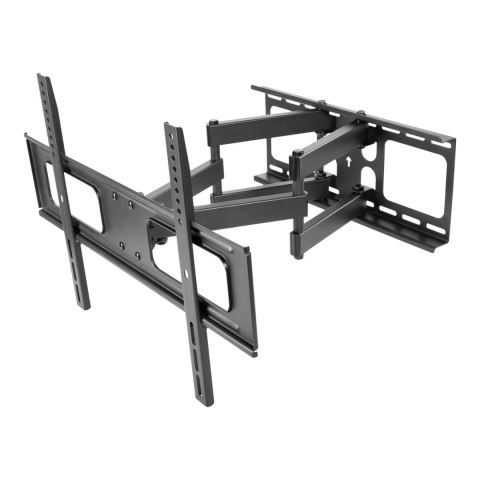 UCHWYT ŚCIENNY UCHYLNY DO MONITORA VESA DO 20 KG CZARNY UCHWYT ŚCIENNY UCHYLNY DO MONITORA VESA DO 20 KG CZARNY