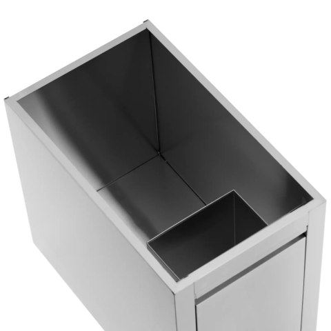 KOSZ NA ŚMIECI PODBLATOWY DO STOŁÓW GASTRONOMICZNYCH STAL 125 L KOSZ NA ŚMIECI PODBLATOWY DO STOŁÓW GASTRONOMICZNYCH STAL 125 L