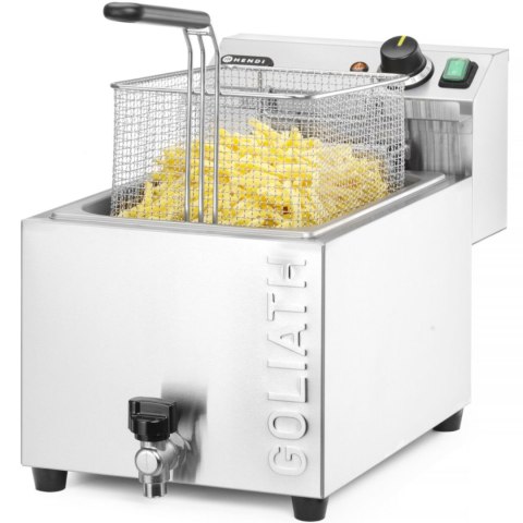 NAJMOCNIEJSZA FRYTOWNICA FRYTKOWNICA Z KRANEM HENDI GOLIATH 400V 10.2KW 10L NAJMOCNIEJSZA FRYTOWNICA FRYTKOWNICA Z KRANEM HENDI GOLIATH 400V 10.2KW 10L