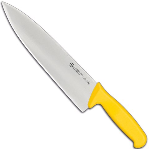 NÓŻ RZEŹNICZY DO DROBIU SUPRA COLORE HACCP 260/410 MM - ŻÓŁTY NÓŻ RZEŹNICZY DO DROBIU SUPRA COLORE HACCP 260/410 MM - ŻÓŁTY