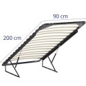 STELAŻ DO ŁÓŻKA PODNOSZONY METALOWY DO 200 KG 90 X 200 CM