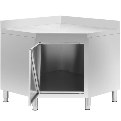 SZAFA GASTRONOMICZNA NAROŻNA Z RANTEM STAL 100 X 100 X 97 CM SZAFA GASTRONOMICZNA NAROŻNA Z RANTEM STAL 100 X 100 X 97 CM