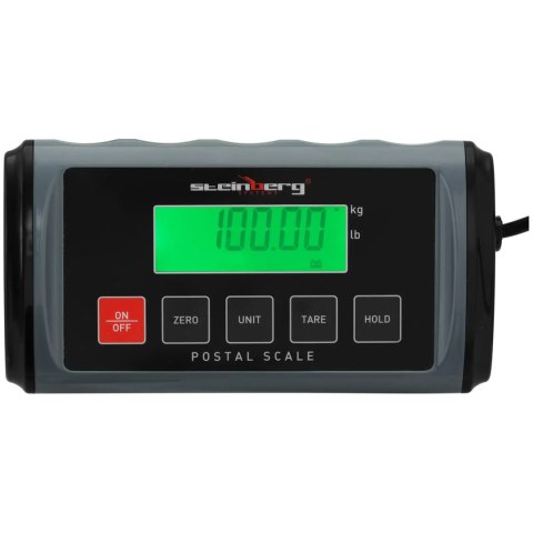 WAGA PACZKOWA POCZTOWA LCD 35.5 X 40.5 CM 100 KG / 0.05 KG WAGA PACZKOWA POCZTOWA LCD 35.5 X 40.5 CM 100 KG / 0.05 KG